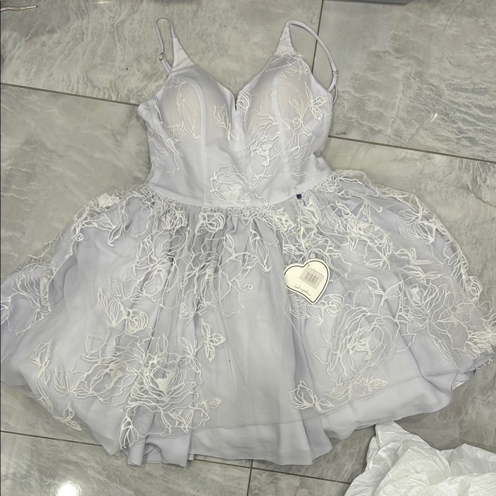 Elegant Lavender Dress